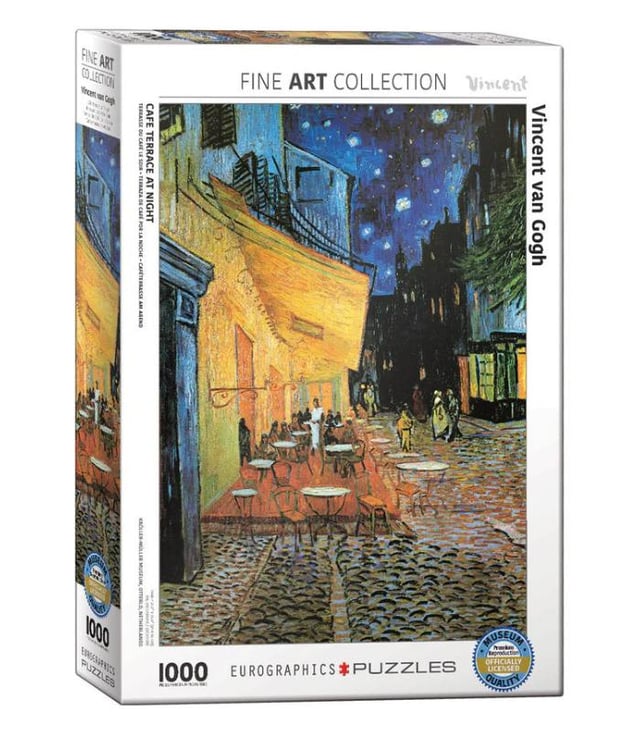 EuroGraphics Café Terrace at Night by Vincent van Gogh Puzzle