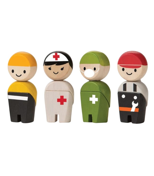 PlanToys Wooden Rescue Crew