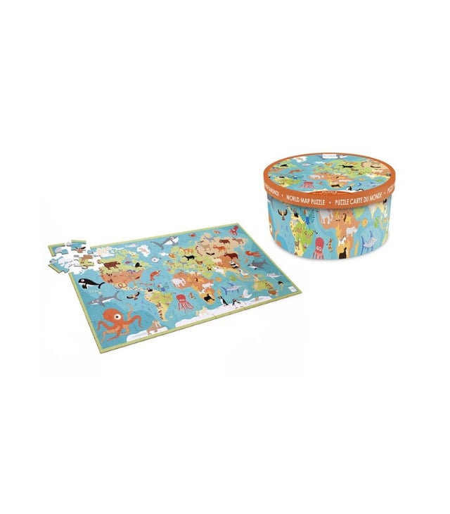 Scratch Europe Animals of the World – 100 Pieces Puzzle
