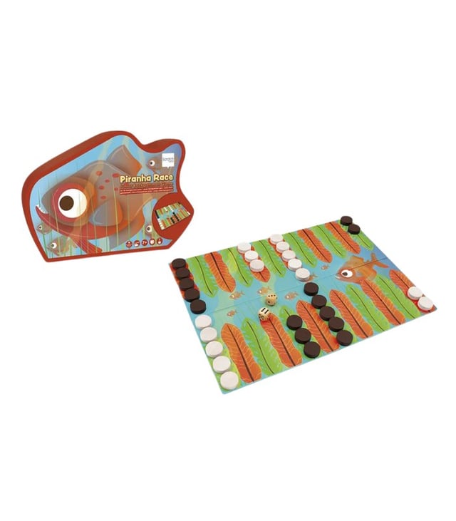 Scratch Europe Piranha Race – Junior Backgammon Game