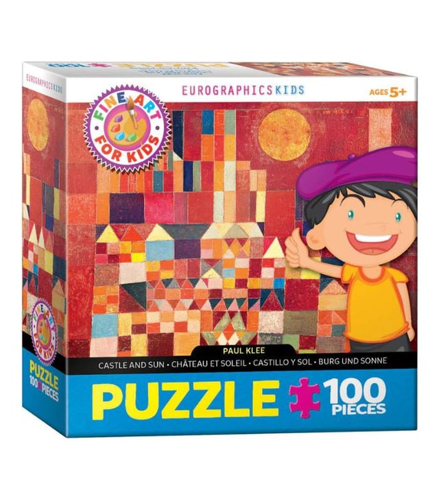 EuroGraphics Castle and Sun by Paul Klee 100 Pieces Puzzle