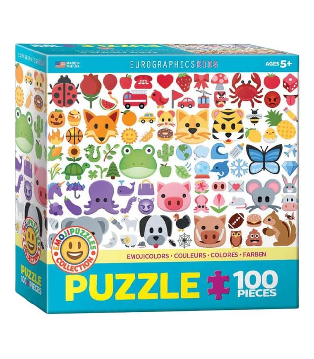 EuroGraphics Emoji Colors 100-Piece Puzzle