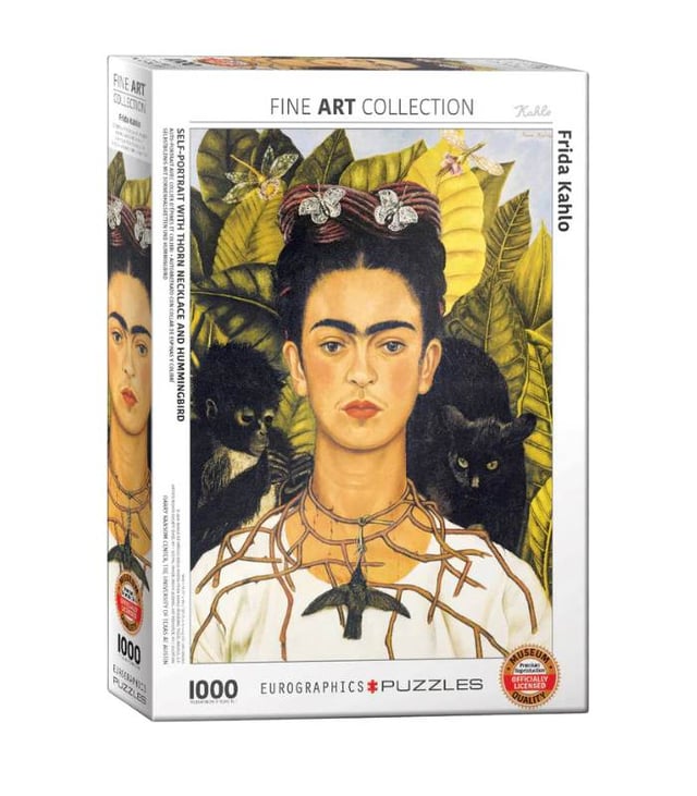 EuroGraphics Frida Kahlo Puzzle – 1000-Piece Iconic Self-Portrait Puzzle