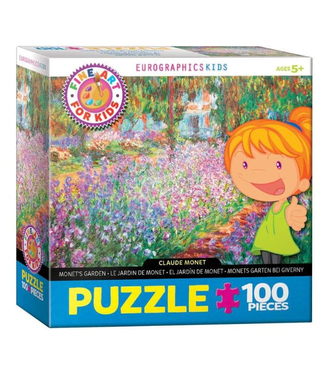EuroGraphics Monet’s Garden by Claude Monet 100 Pieces Puzzle