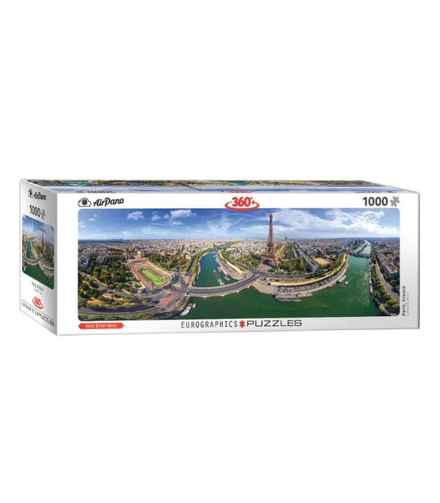 EuroGraphics Paris France- 1000 Pcs Panoramic Puzzle