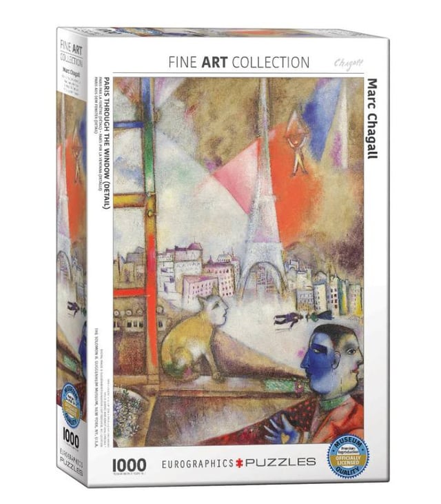 EuroGraphics Paris through the Window (Detail) by Marc Chagall 1000-Piece Puzzle
