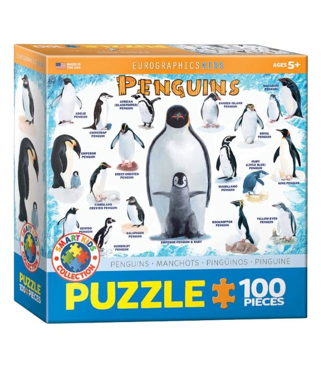 EuroGraphics Penguins 100 Pieces Puzzle