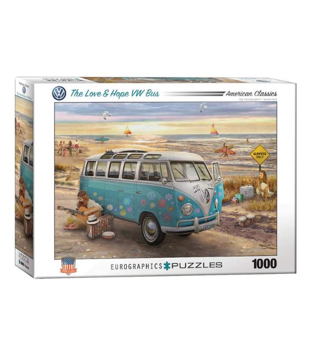EuroGraphics The Love and Hope VW Bus 1000-Piece Puzzle