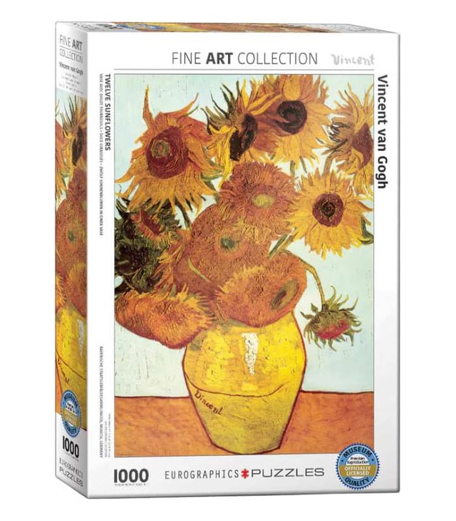 EuroGraphics Twelve Sunflowers 1000 Pieces Puzzle