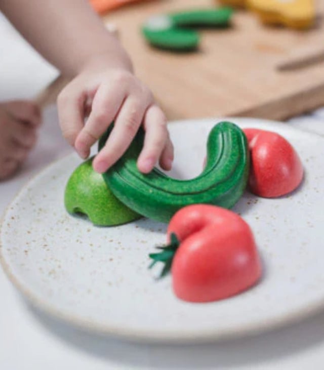 PlanToys Wooden Wonky Fruit & Vegetables