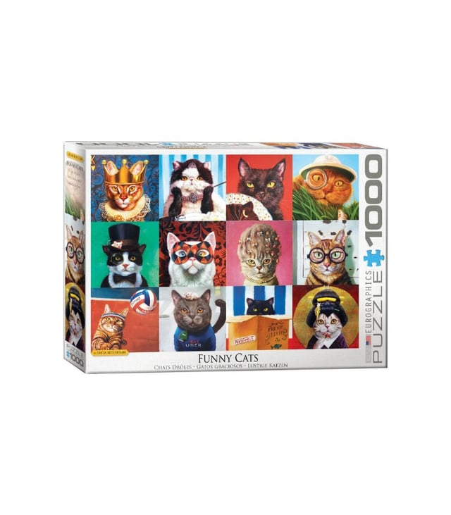 EuroGraphics Cat Portraits By Lucia Heffernan – 1000 Pcs Puzzle
