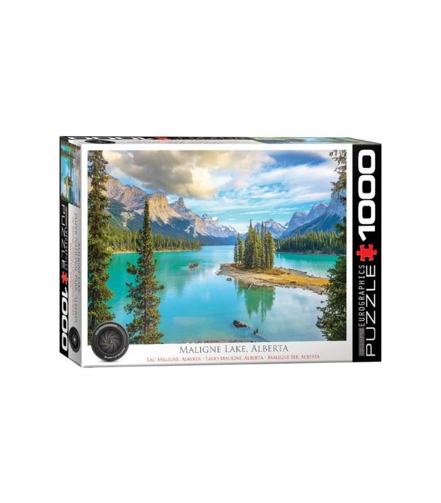 EuroGraphics Maligne Lake Alberta