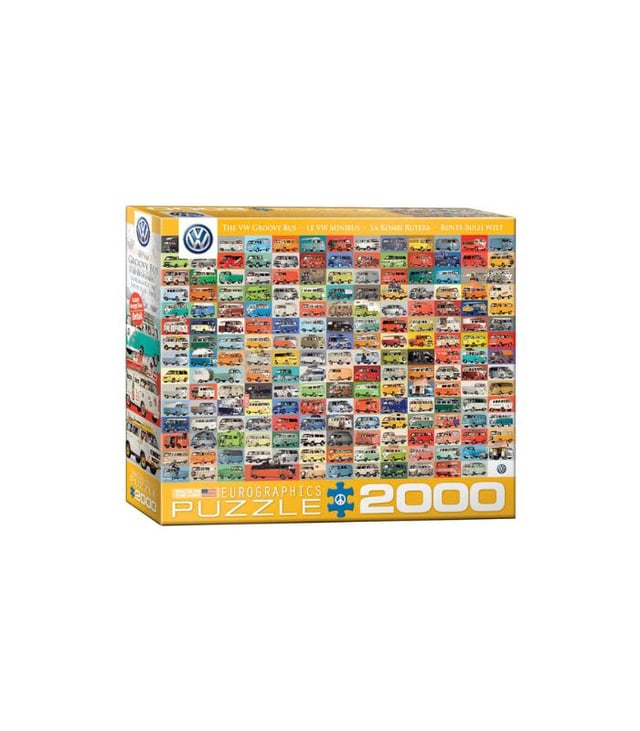 EuroGraphics Volkswagen Groovy Bus 2000-Piece Puzzle
