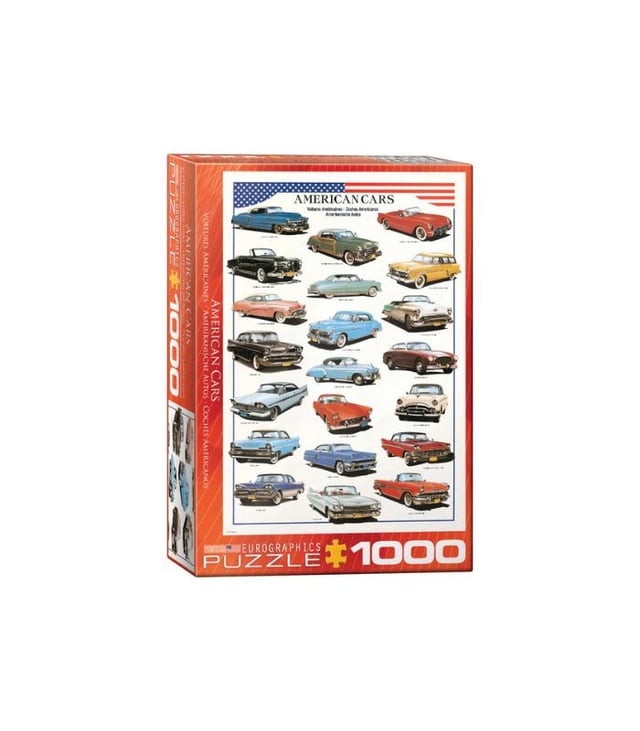 EuroGraphics American Cars 1000-Piece Puzzle