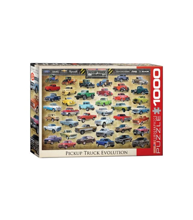 EuroGraphics Pickup Truck Evolution 1000-Piece Puzzle