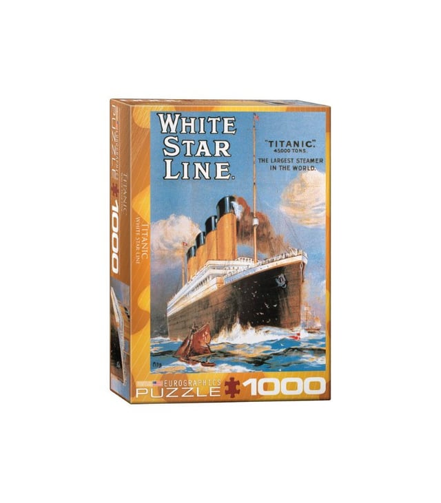 EuroGraphics Titanic – White Star Line 1000 Pieces Puzzle
