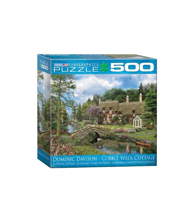 EuroGraphics Cobble Walk Cottage 500-Piece Puzzle