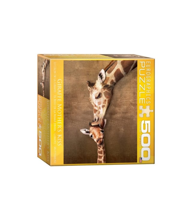 EuroGraphics Giraffe Mother’s Kiss 500 Pieces Puzzle