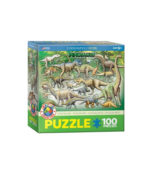 EuroGraphics Dinosaurs 100-Piece Puzzle