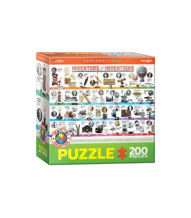 EuroGraphics Inventors And Their Inventions 200 Piece Puzzle