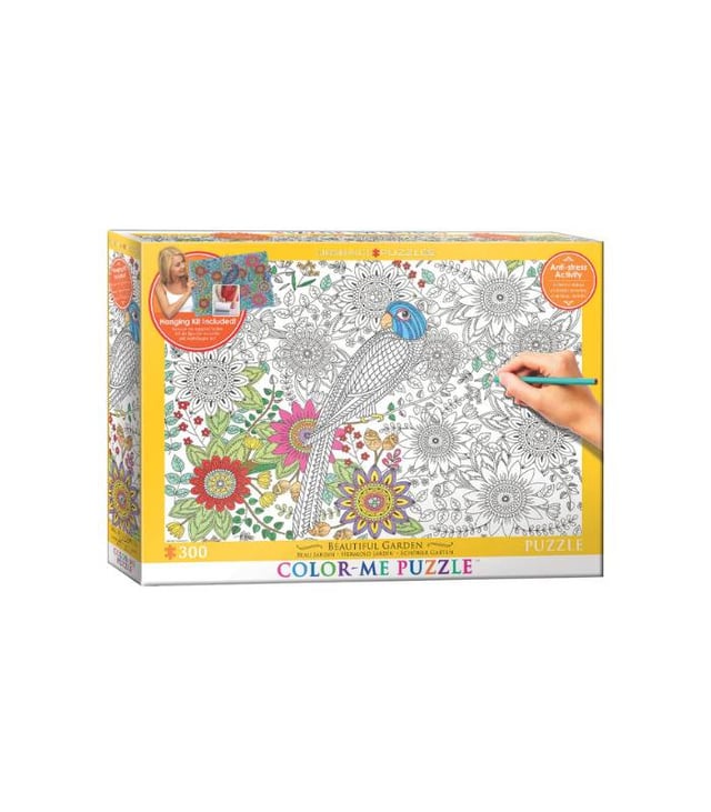 EuroGraphics Color Me Beautiful Garden 300-Piece Puzzle