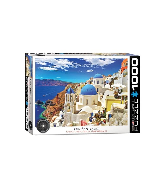 EuroGraphics Oia Santorini Greece 1000 Pieces Puzzle
