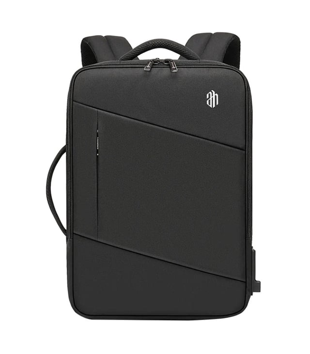 Arctic Hunter 3-in-1 Expandable Backpack, Water-Resistant, 18-Inch Travel and Business Laptop Bag with USB and Headphone Ports, Unisex, Model B00345