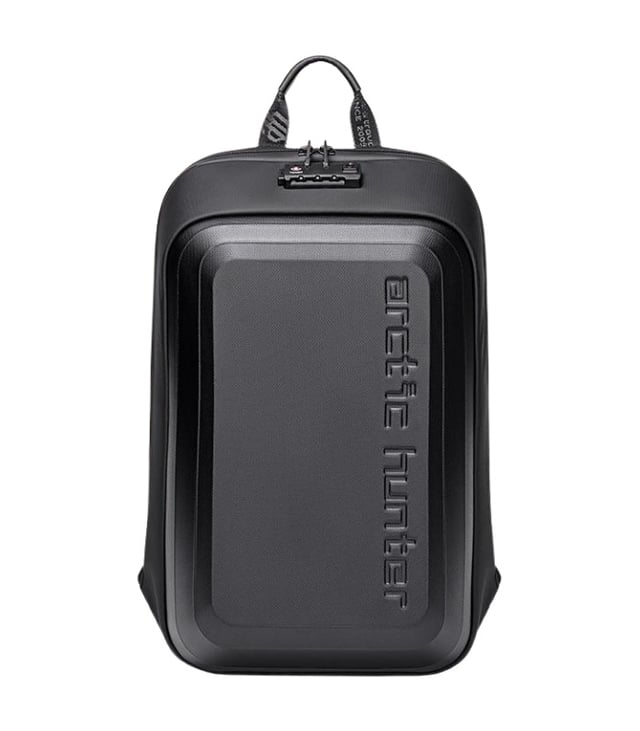 Arctic Hunter Semi Hard Gaming Backpack, 15.6-Inch, Water-Resistant, Anti-Theft with TSA Lock, Unisex, Model B00451