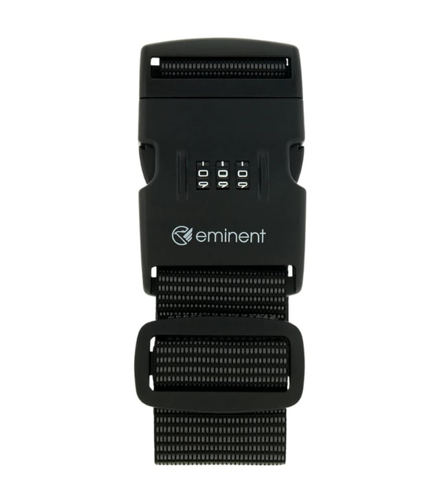 Eminent Luggage Strap, Adjustable Travel Belt with Buckle Lock for Suitcases, Model E9277