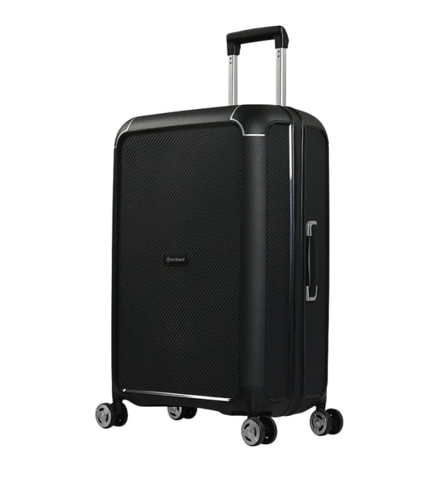 Eminent Stylish Checked Luggage, 24-Inch Water-Resistant Trolley Case with Spinner Wheels for Travel, Model B0002-24