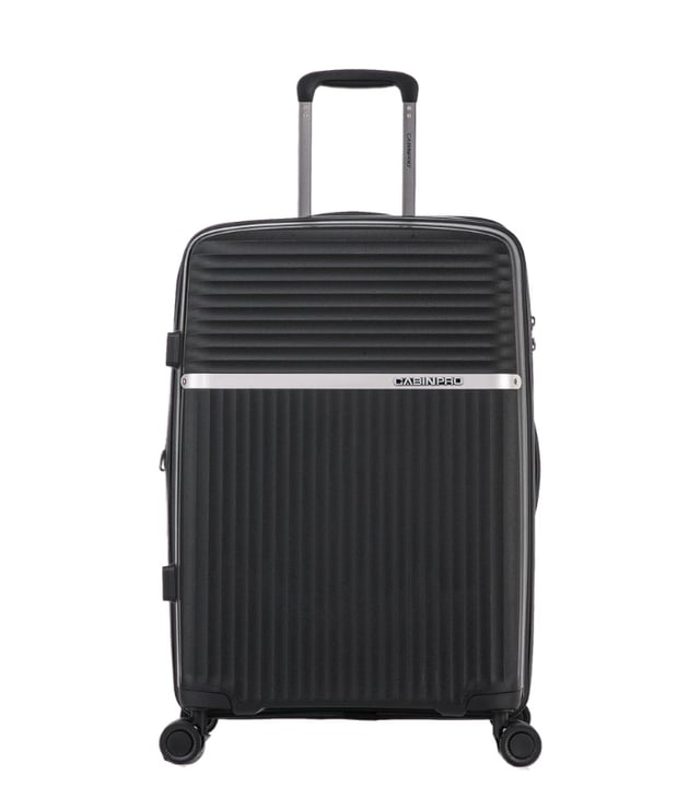 CabinPro Hard-Shell Expandable PP Checked Luggage, Water-Resistant, Quiet 360° Spinner Wheels, Unisex, Model CP002-24