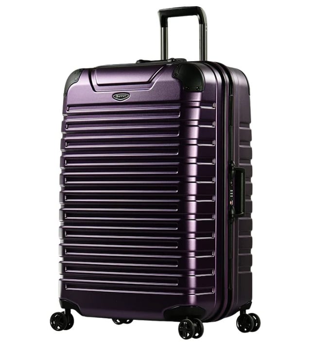 Eminent 24-Inch Matt PC Checked Trolley, Twin Wheels, Water-Resistant, Unisex, Model E9Q3M-24