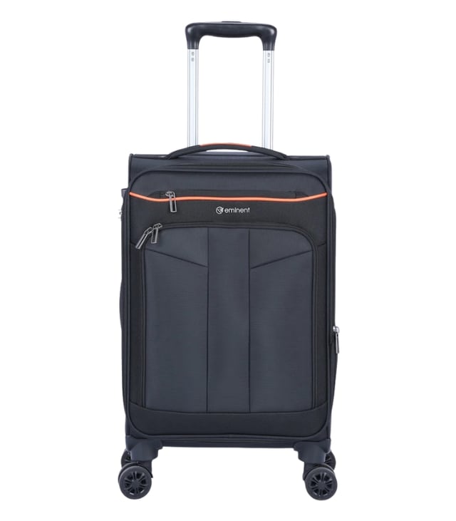 Eminent 28-Inch Soft Checked Luggage, Expandable Lightweight Trolley with Double Spinner Wheels & TSA Lock for Unisex Travel, Model E788-28