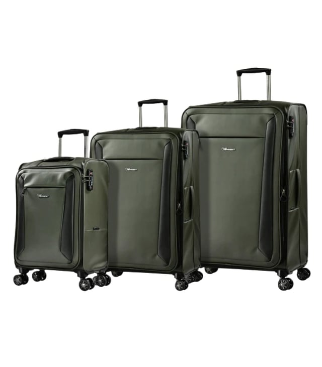Eminent 3-Piece Trolley Set, Water-Resistant, Twin Spinner Wheels, Unisex, Model V782A-3