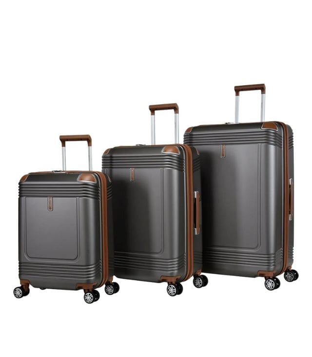 Eminent Makrolon Hard Shell Luggage Set, TSA Lock, 360° Spinner Wheels, Unisex Travel Trolley, Model KK10-3