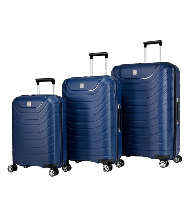 Eminent PP Unisex Fashion Trolley Luggage Set of 3 Pieces (Model B0011-3)