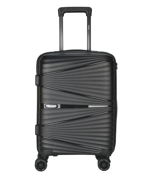 Senator Lightweight PP Hard Case Luggage, Unisex Travel Suitcase with 4 Double Spinner Wheels & Combination Lock, Model KH1005