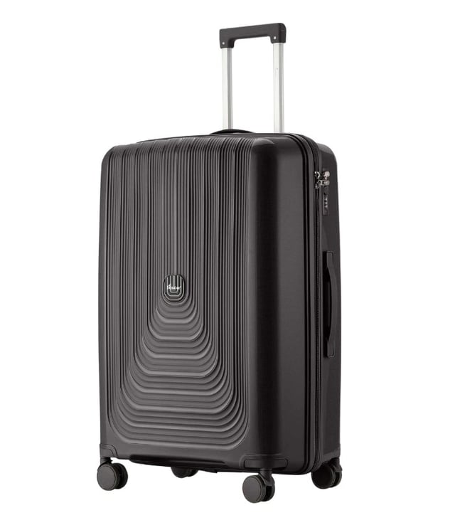Senator Lightweight PP Hard Case Trolley, Unisex Travel Luggage with 4 Double Spinner Wheels & 3-Digit Combination Lock, Model KH1009