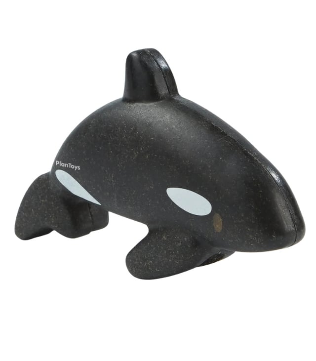 PlanToys Orca – Sustainable Wooden Sea Animal Toy