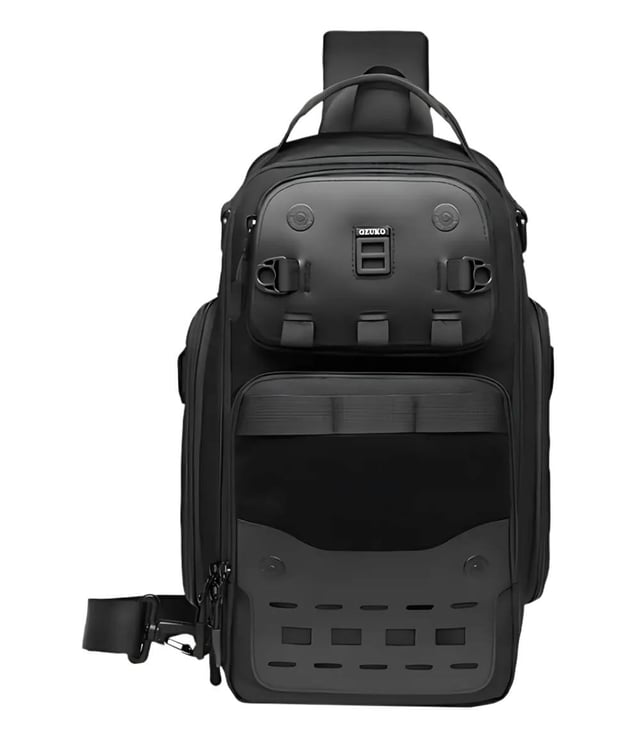 OZUKO 9659 Lightweight Waterproof Fashion Shoulder Bag – Anti-Theft Chest Bag for Men
