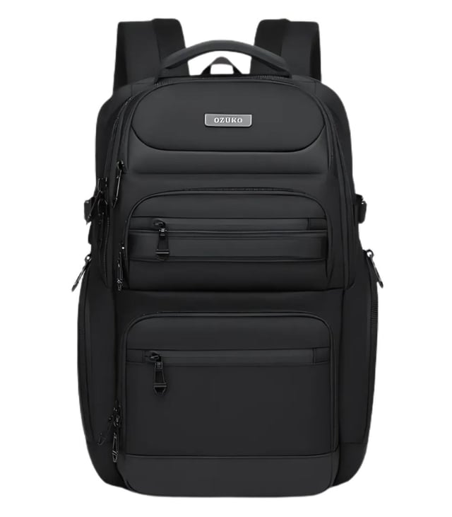 OZUKO 9772L Business Travel Laptop Backpack – Waterproof High-Capacity Bag for Men