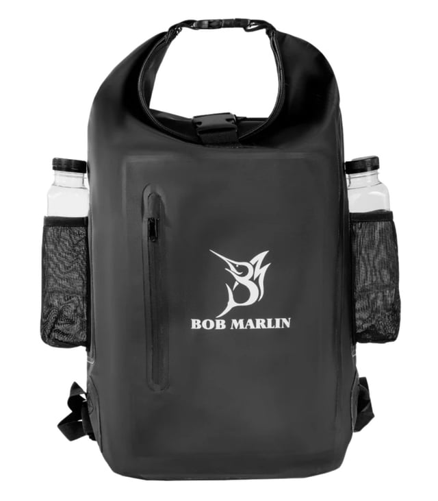 Bob Marlin Waterproof Backpack Black 35 Liters