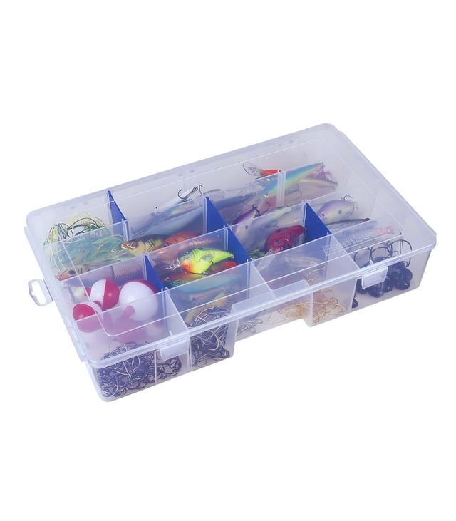 Flambeau 7004R Tuff Tainer Double Deep Divided Fishing Tackle Box with Zerust Protection