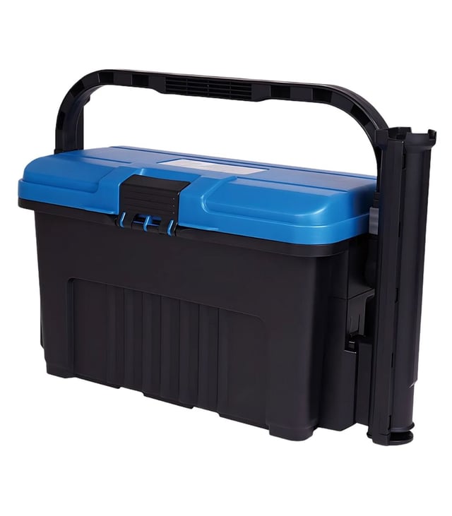 Ring Star Docutte D-4300 RH, Durable Tackle & Utility Box with Rod Holder