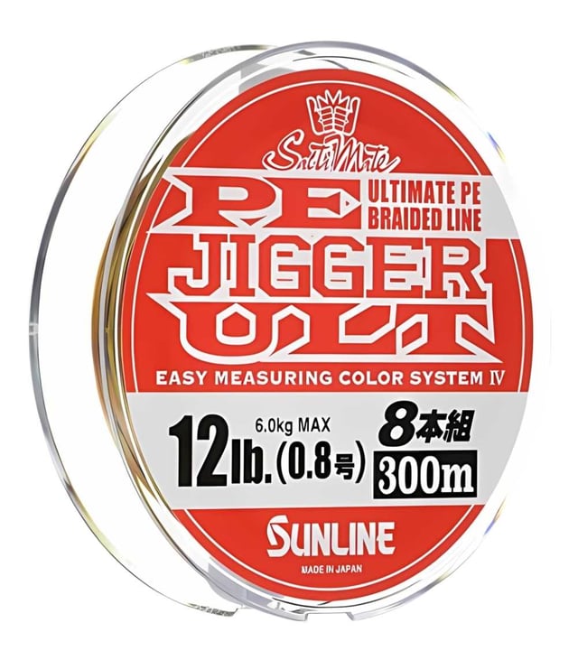 Sunline PE Jigger ULT 8 Braid – High Speed 8-Strand Braided Line