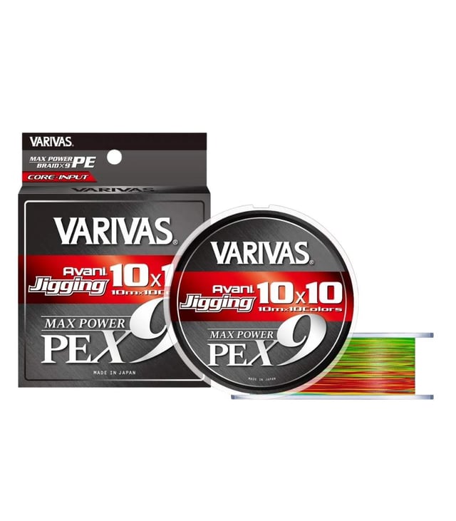 Varivas Avani Jigging 10×10 Max Power PE x9 – 9 Strand Braided Fishing Line