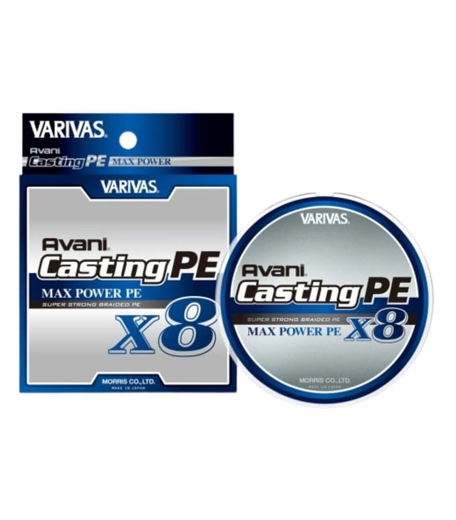 Varivas Avani Casting PE Max Power X8, Premium 8-Strand Braided Line
