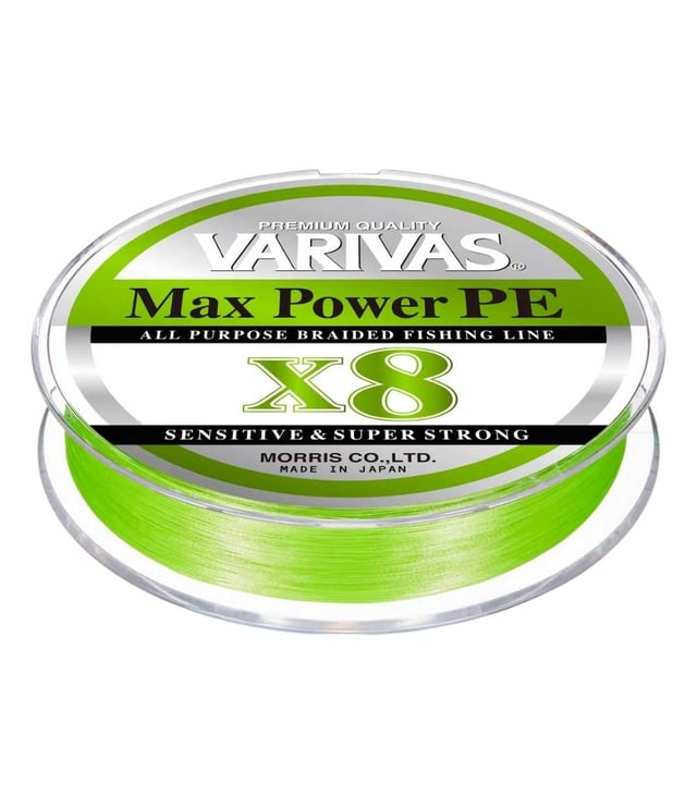 Varivas Max Power PE X8 200m – 8-Strand Braided Fishing Line