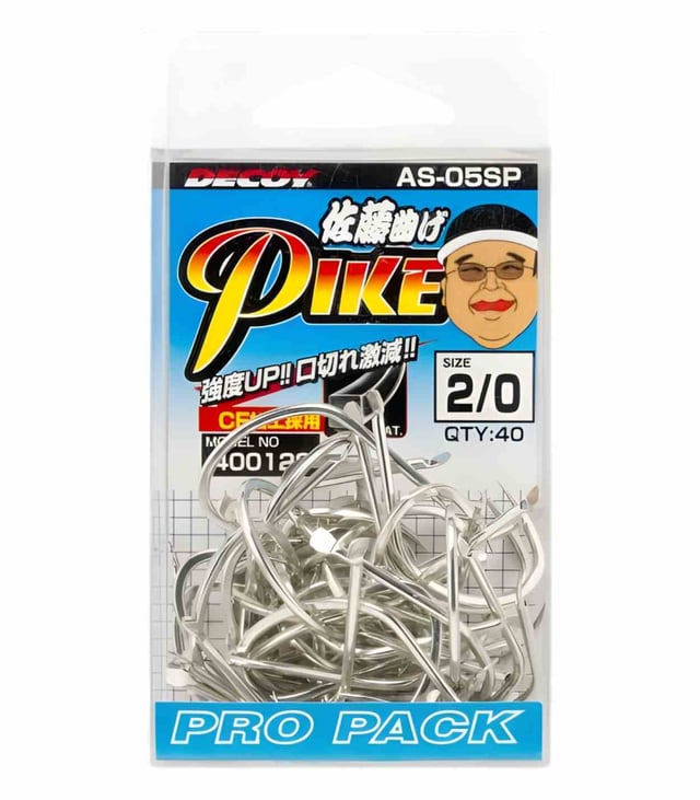 Decoy Sato Pike AS-05SP Slow Pitch Jigging Assist Hook Pro Pack