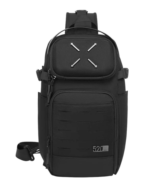 OZUKO 9890 Water-Resistant Crossbody Sling Bag for Men – Punk Style Large Capacity Oxford Travel & Outdoor Shoulder Bag
